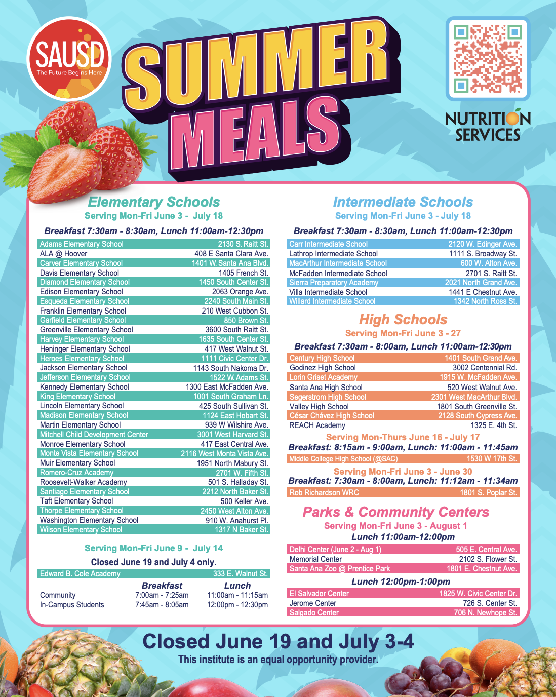  Summer Meals